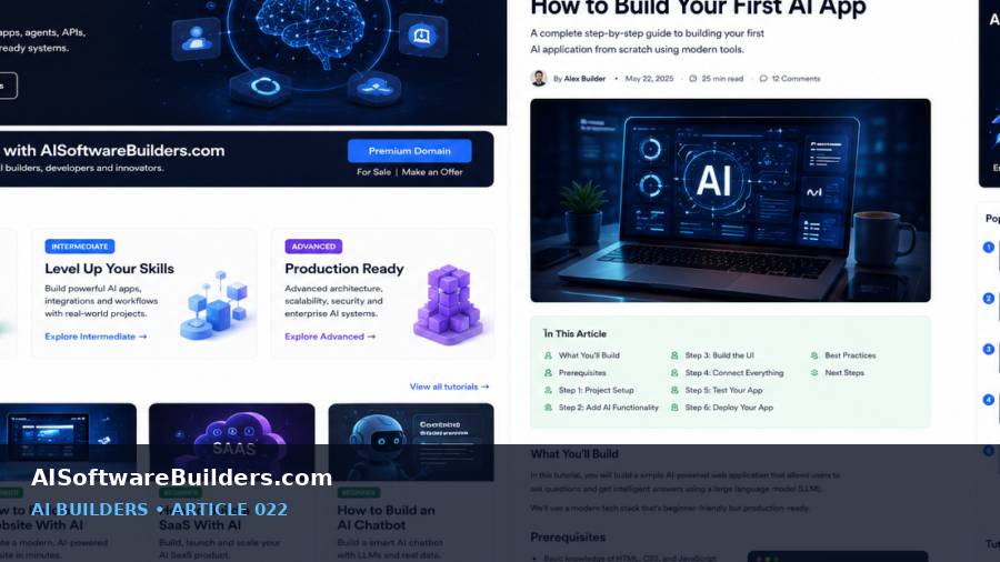AI tutorial illustration
