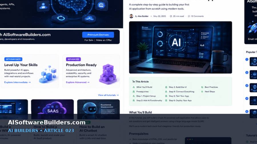 AI tutorial illustration