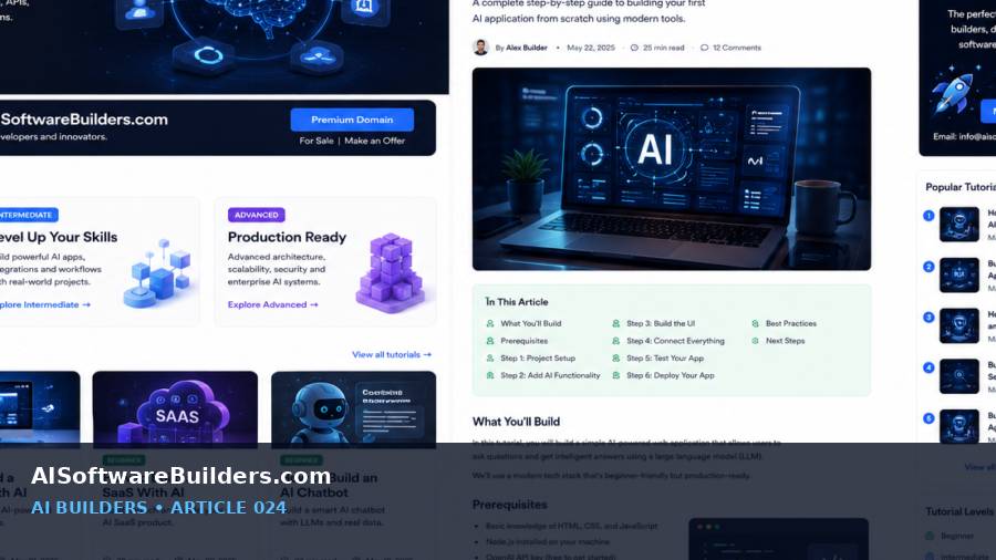 AI tutorial illustration