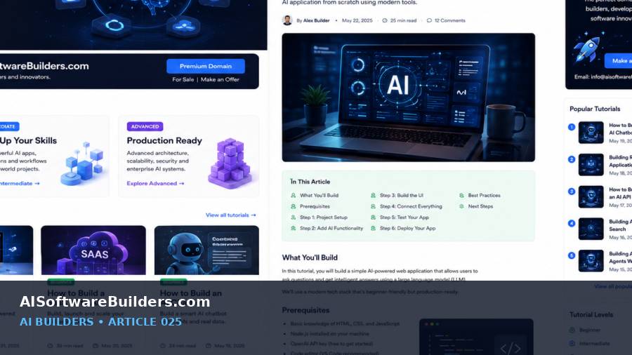 AI tutorial illustration