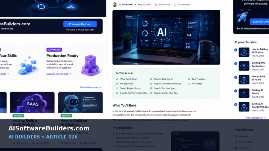 AI tutorial illustration