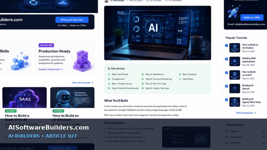 AI tutorial illustration