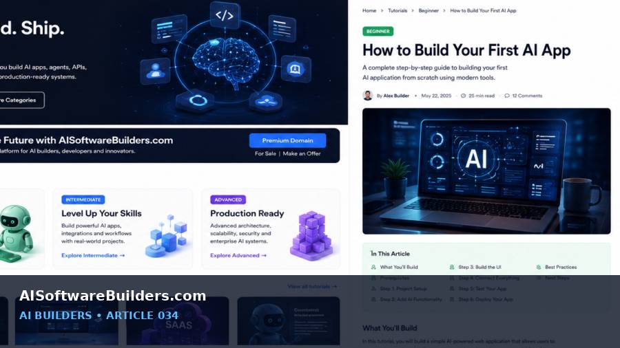 AI tutorial illustration