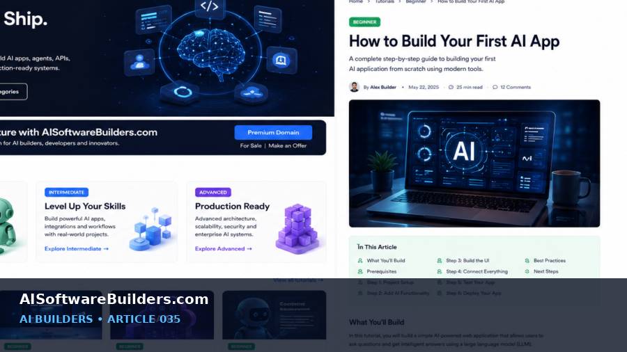 AI tutorial illustration