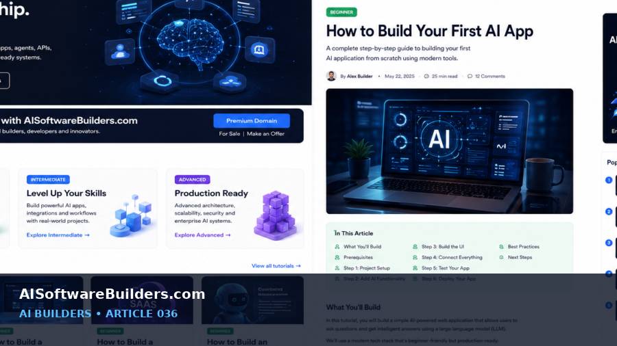 AI tutorial illustration