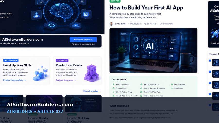 AI tutorial illustration