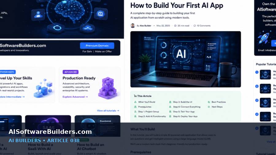 AI tutorial illustration