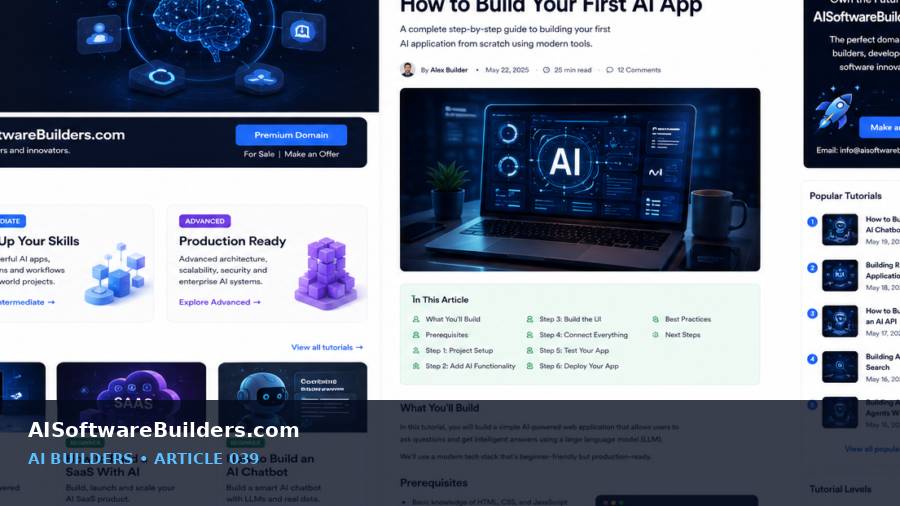 AI tutorial illustration