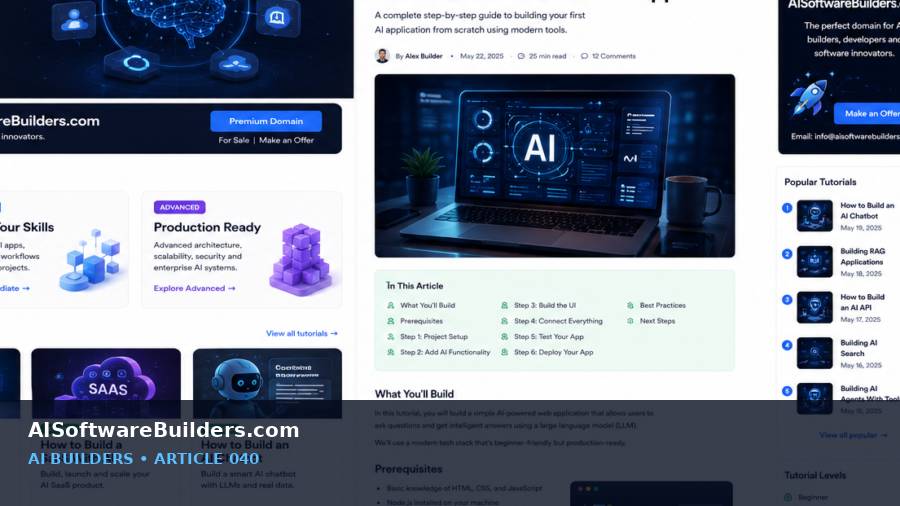 AI tutorial illustration