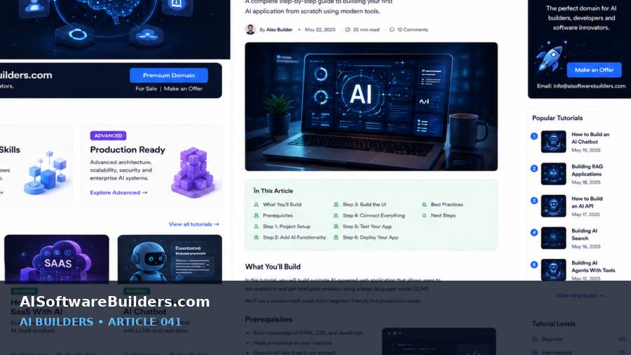 AI tutorial illustration