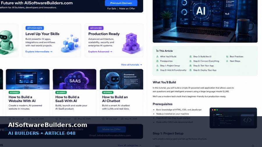 AI tutorial illustration