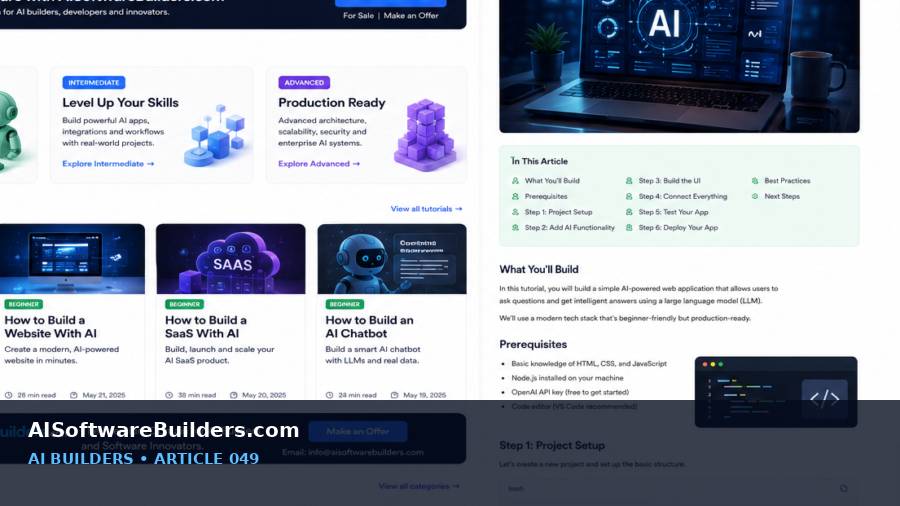 AI tutorial illustration