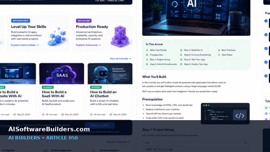 AI tutorial illustration