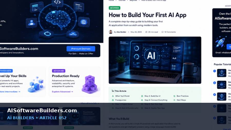 AI tutorial illustration
