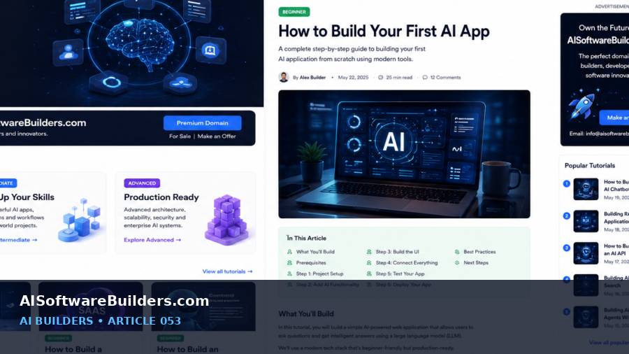 AI tutorial illustration