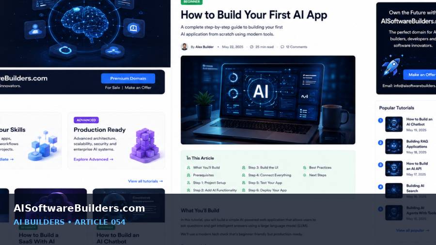 AI tutorial illustration