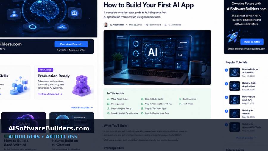 AI tutorial illustration