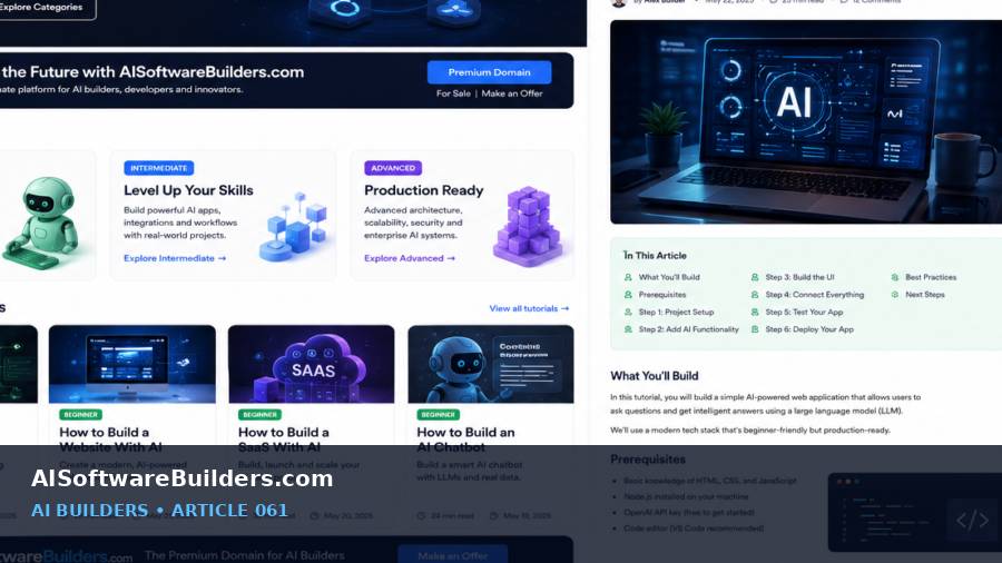 AI tutorial illustration