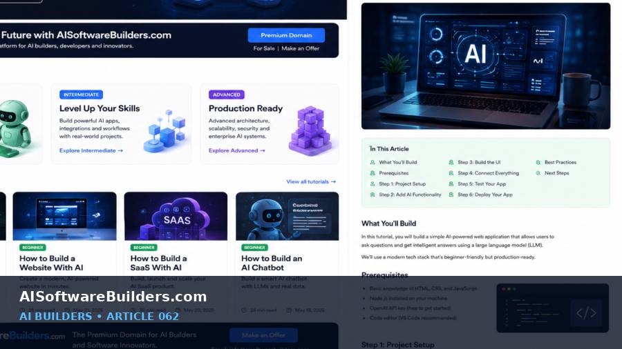 AI tutorial illustration