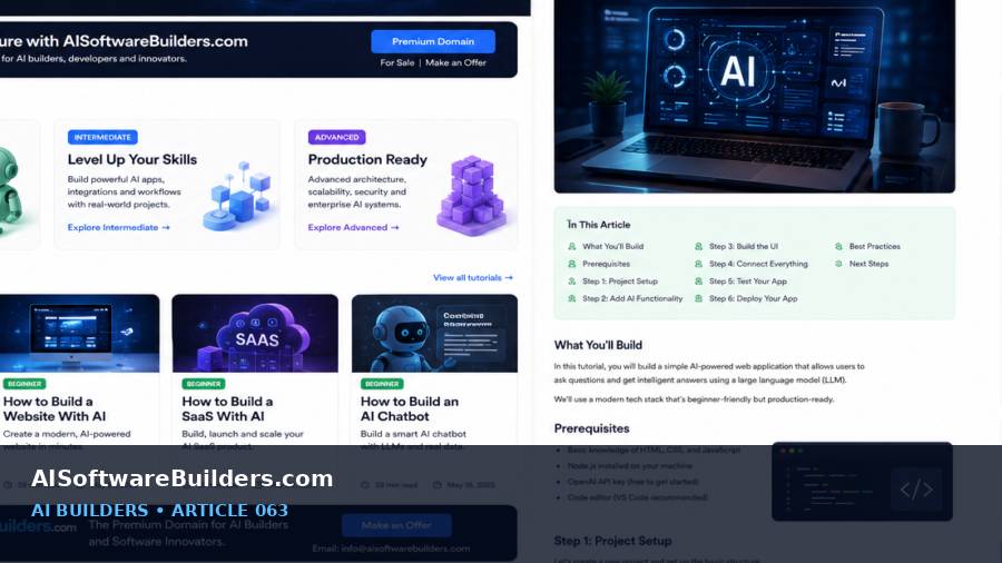 AI tutorial illustration