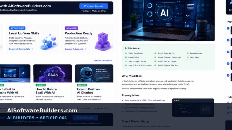 AI tutorial illustration
