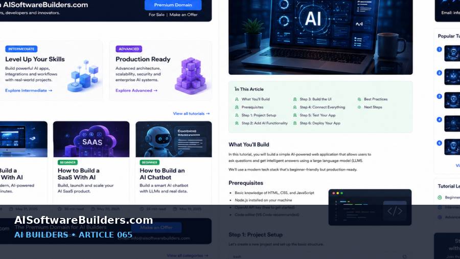 AI tutorial illustration