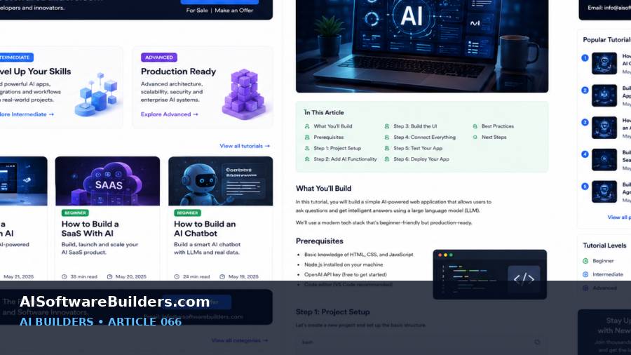 AI tutorial illustration