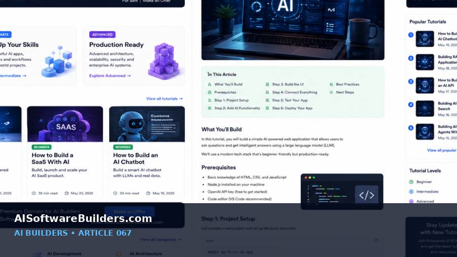 AI tutorial illustration