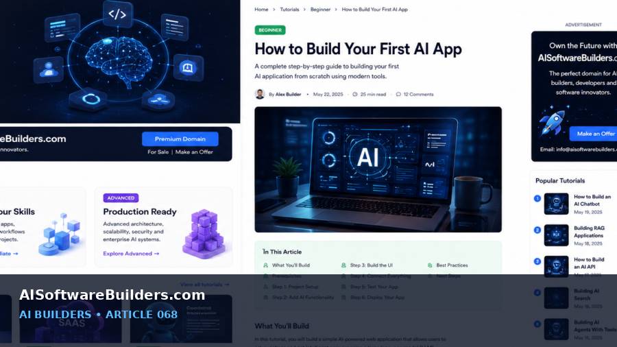 AI tutorial illustration