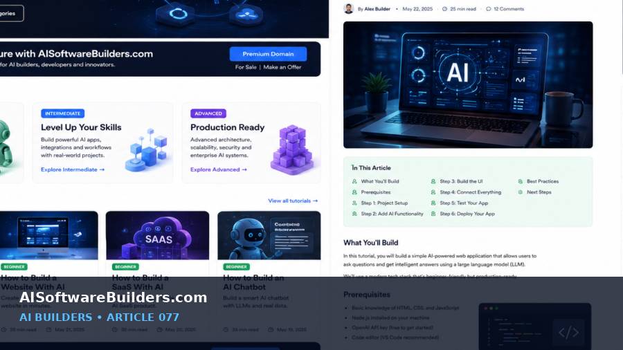 AI tutorial illustration