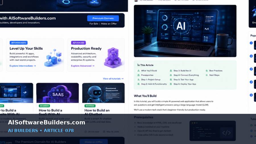 AI tutorial illustration