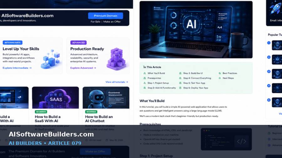 AI tutorial illustration