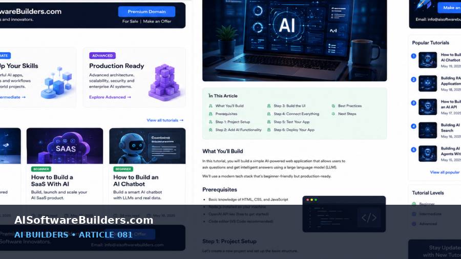 AI tutorial illustration