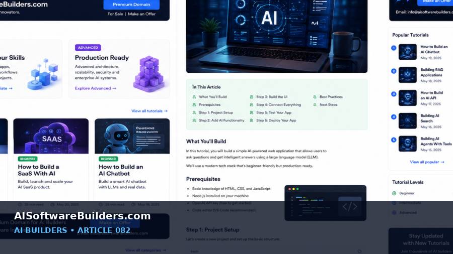AI tutorial illustration