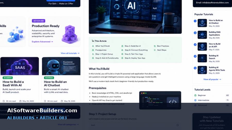 AI tutorial illustration