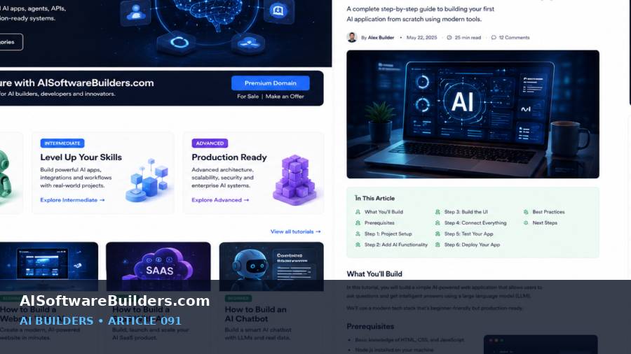 AI tutorial illustration