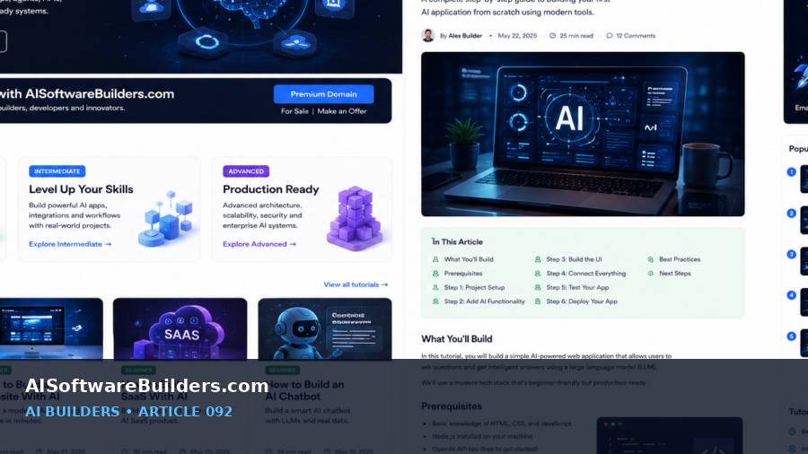 AI tutorial illustration