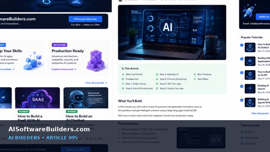 AI tutorial illustration