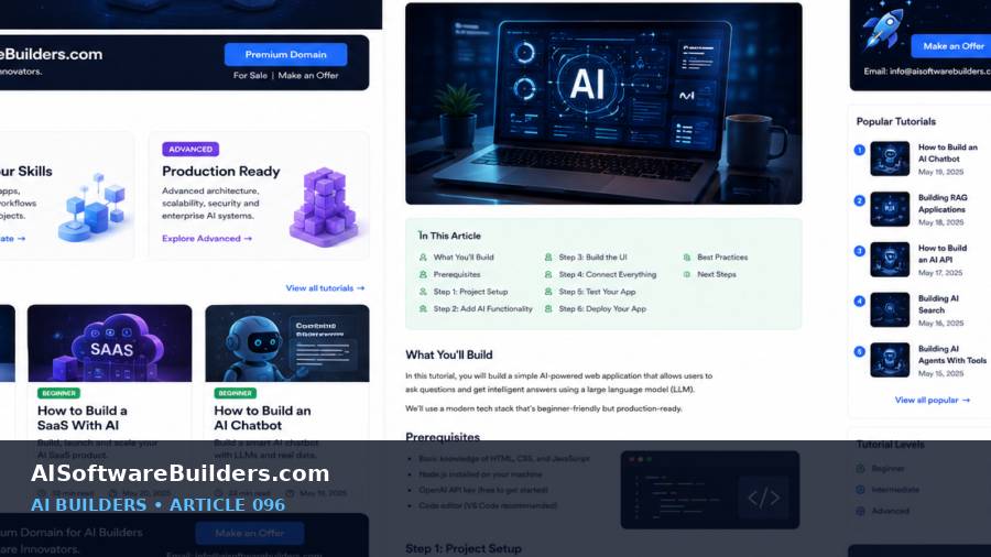 AI tutorial illustration