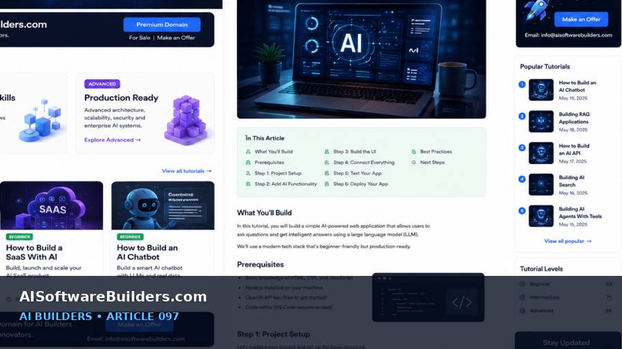 AI tutorial illustration