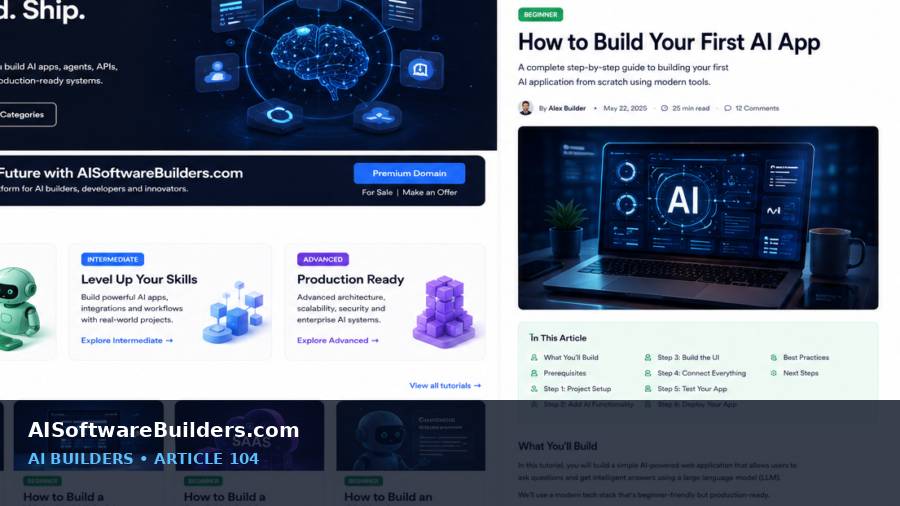 AI tutorial illustration