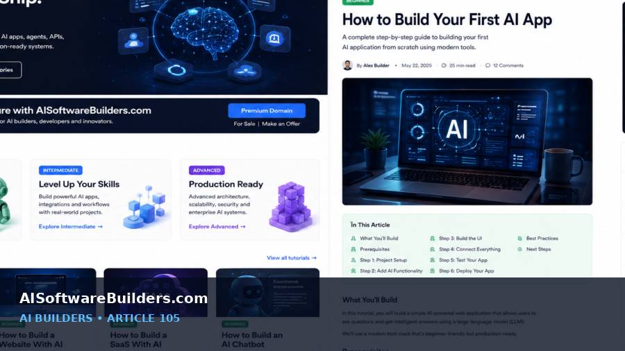 AI tutorial illustration