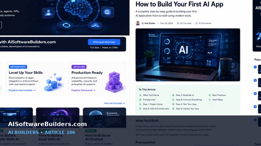 AI tutorial illustration