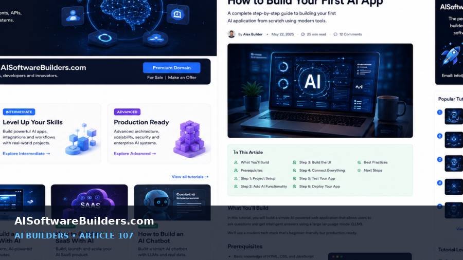 AI tutorial illustration