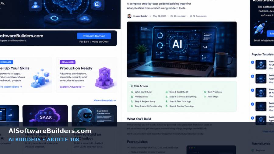 AI tutorial illustration