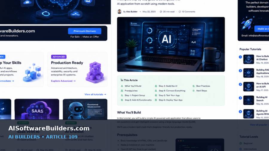 AI tutorial illustration