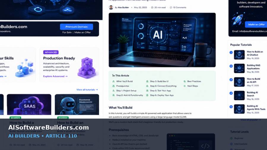 AI tutorial illustration