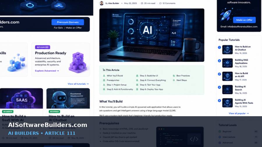 AI tutorial illustration
