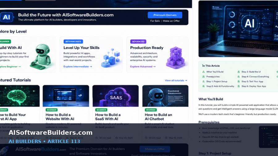 AI tutorial illustration