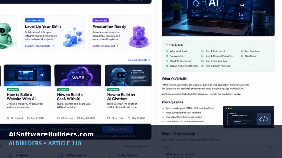 AI tutorial illustration